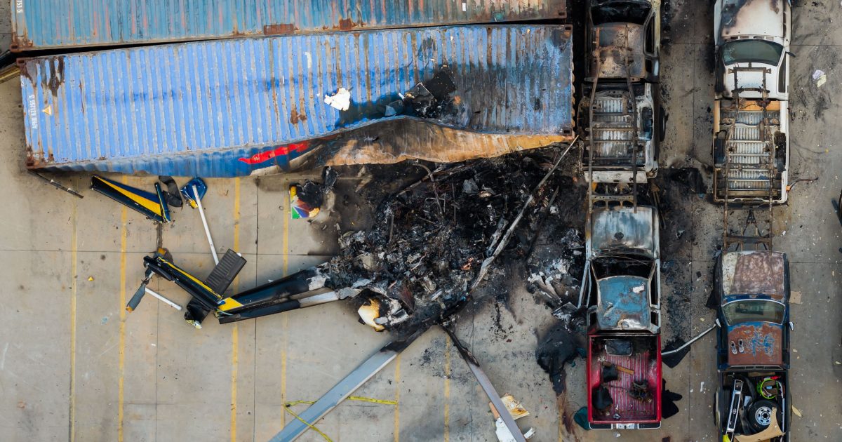 Three killed in crash of news chopper during report on fatal bus crash