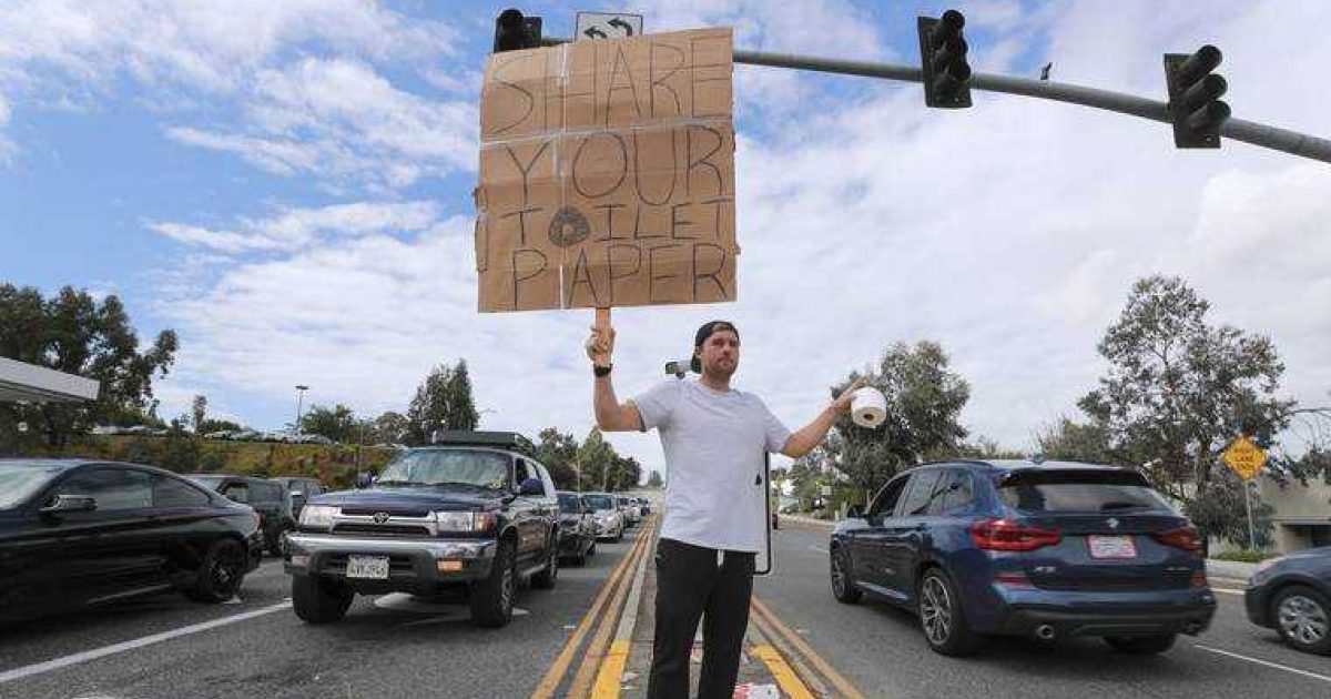 Kicker Street corner toilet paper exchange WORLD