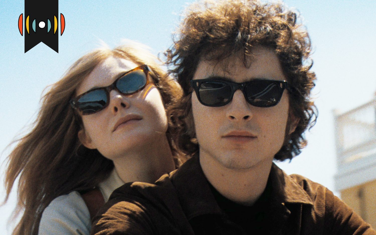 Portrait of a young Bob Dylan