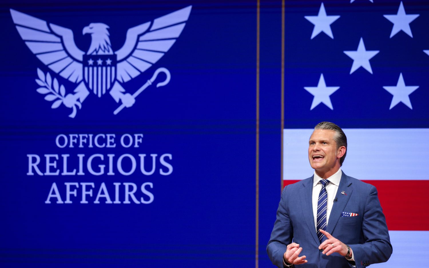 Defense Department unveils religious office, drone plans