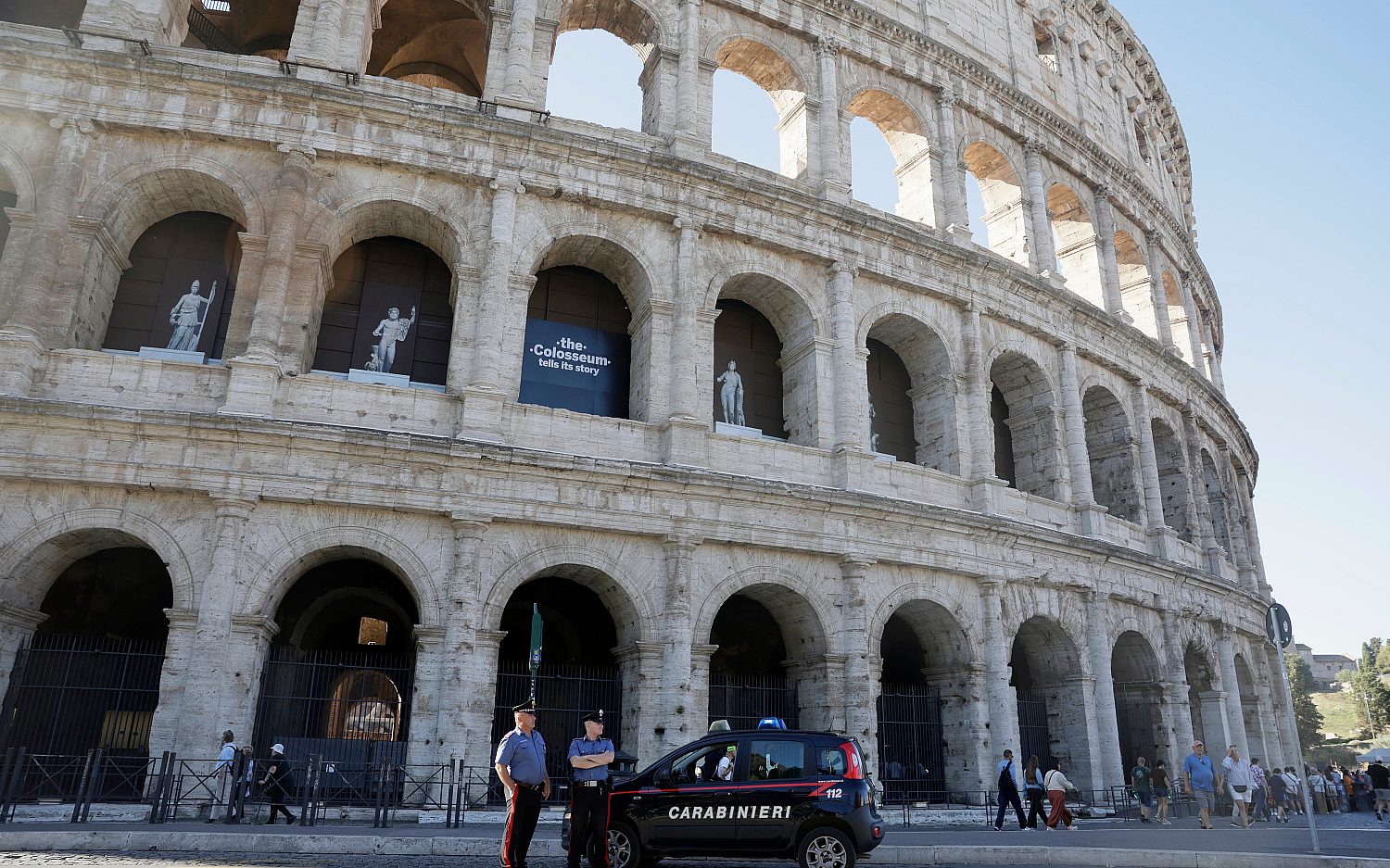 Rome’s Colosseum closed after worker falls to his death