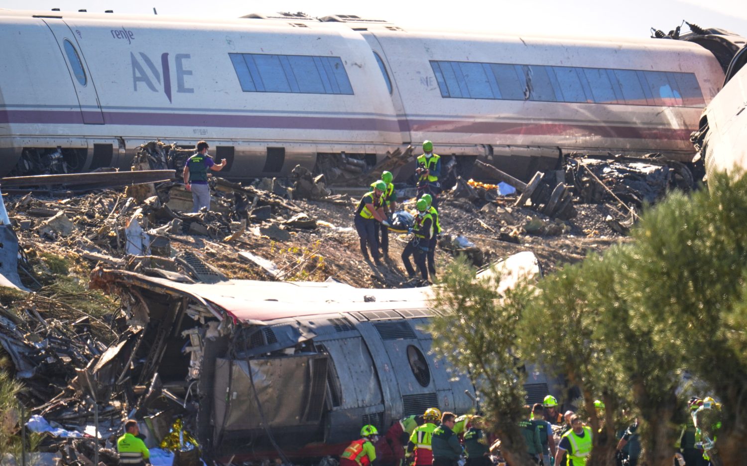 High-speed train crash in Spain kills at least 68