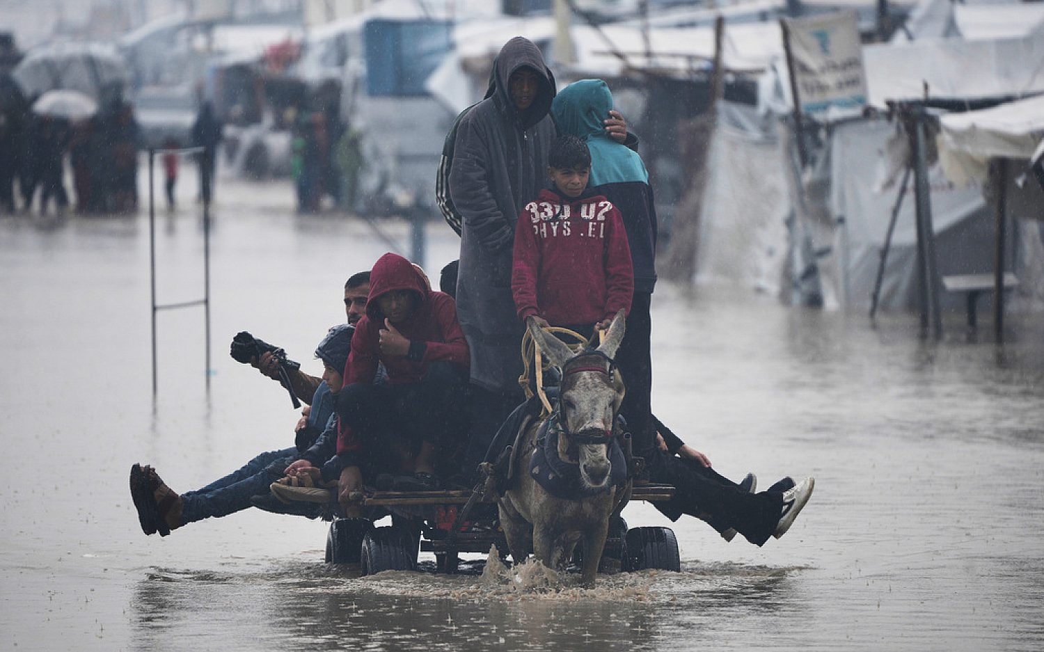 Storm Byron brings flooding, rains to Israel and Gaza