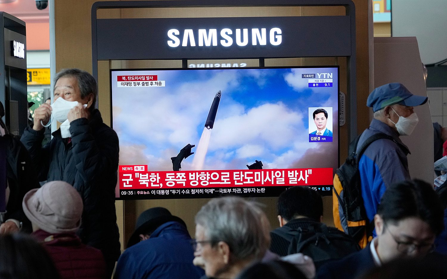 North Korea launches ballistic missiles ahead of Trump’s Asia trip