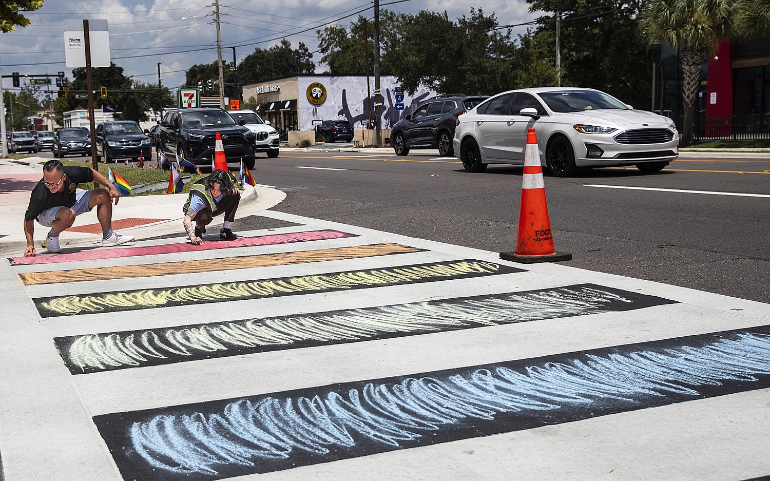 Deadline looms for removal of Florida rainbow crosswalks