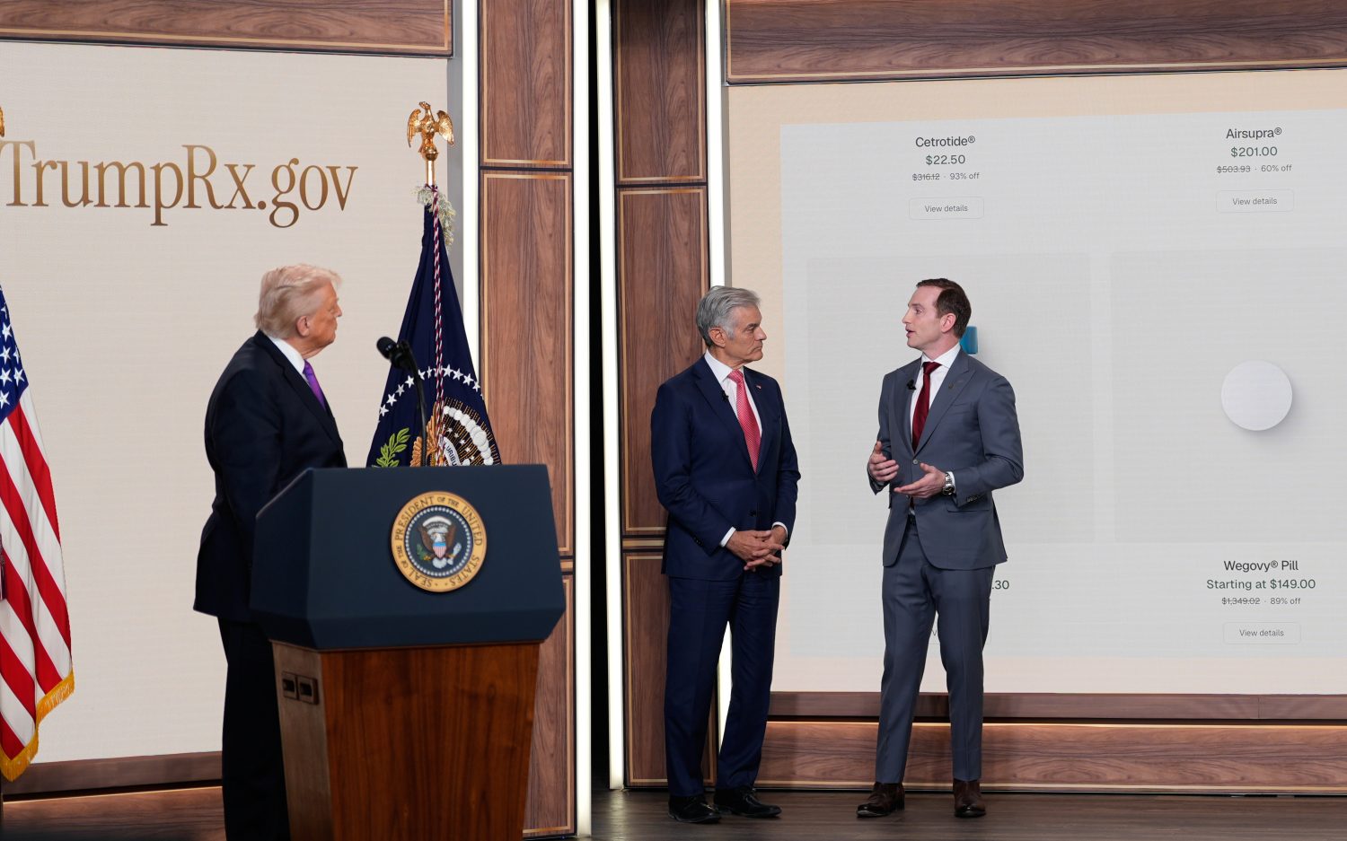 Trump Rx Logo TrumpRx launch overshadowed by since-deleted video post | WORLD