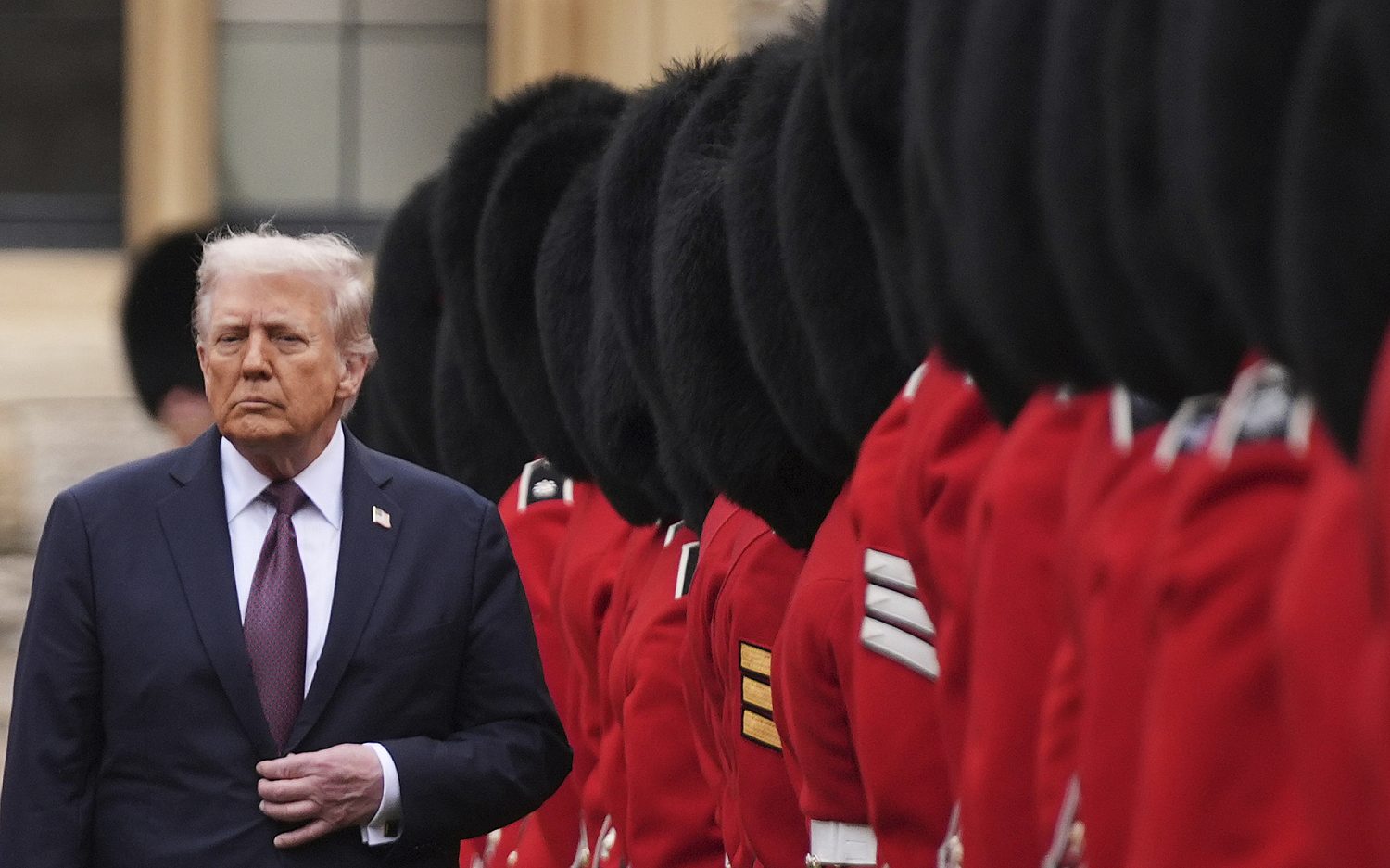 President Trump kicks off state visit to U.K. amid protests