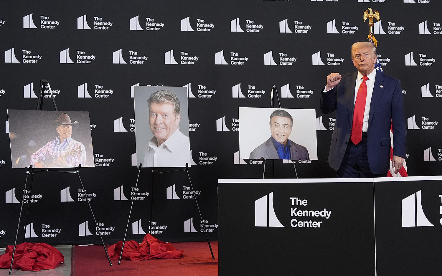 Trump names Kennedy Center artist honorees, previews renovations