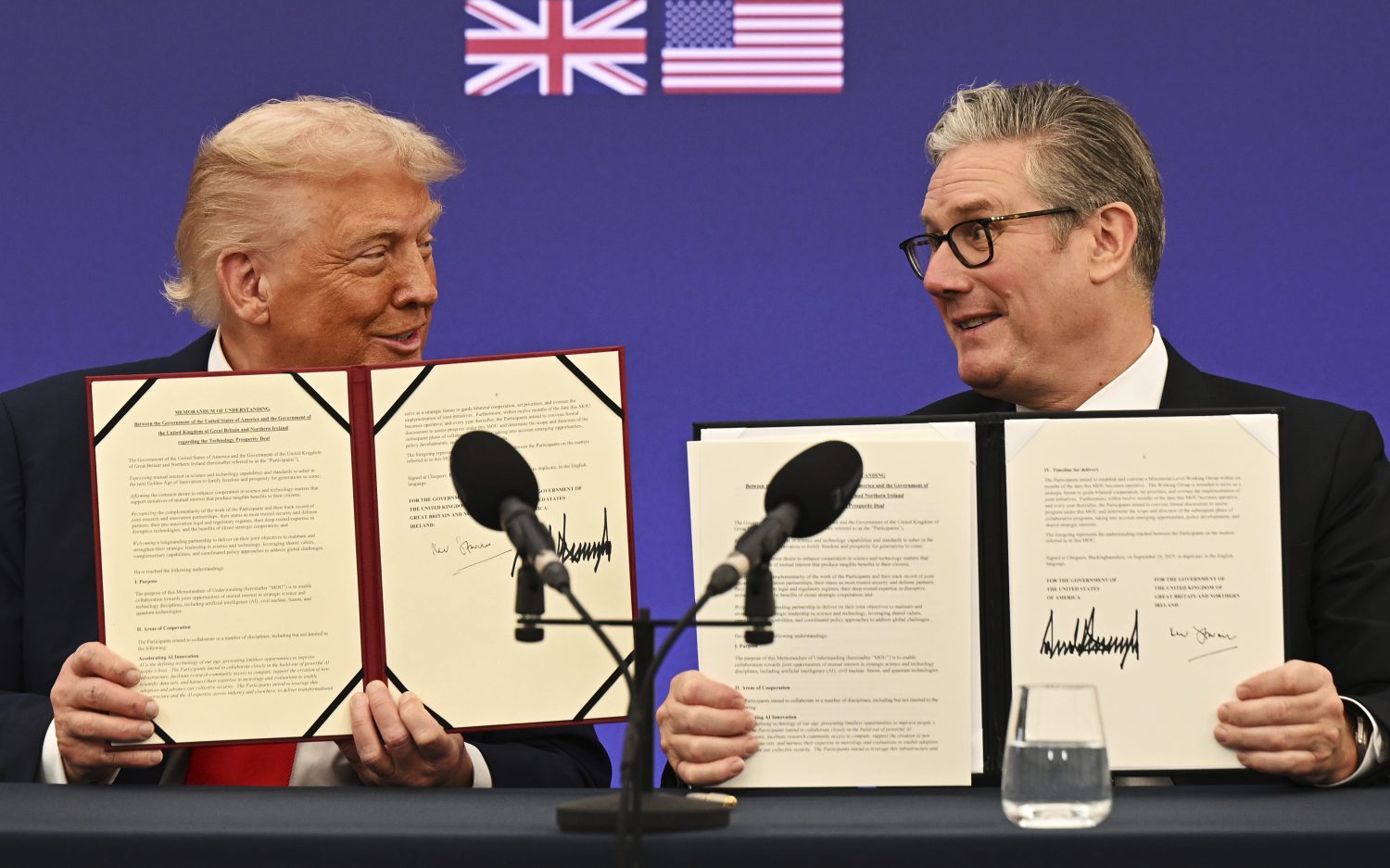 Trump, Starmer sign new tech agreement