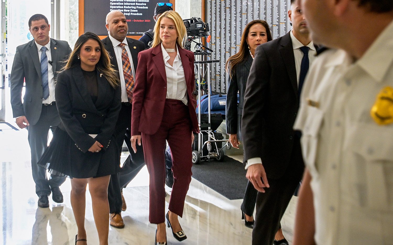 Pam Bondi blames acting AG during House committee Epstein testimony