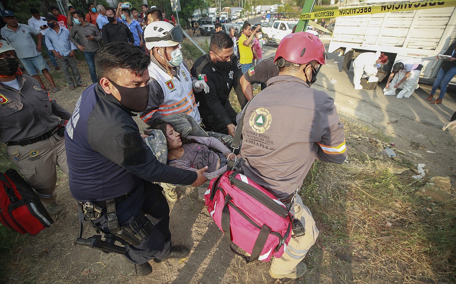 Human smuggler in court after more than 50 people die in car crash