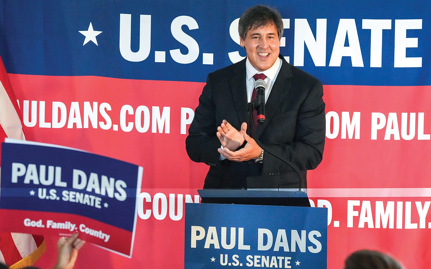 Paul Dans makes a Senate bid