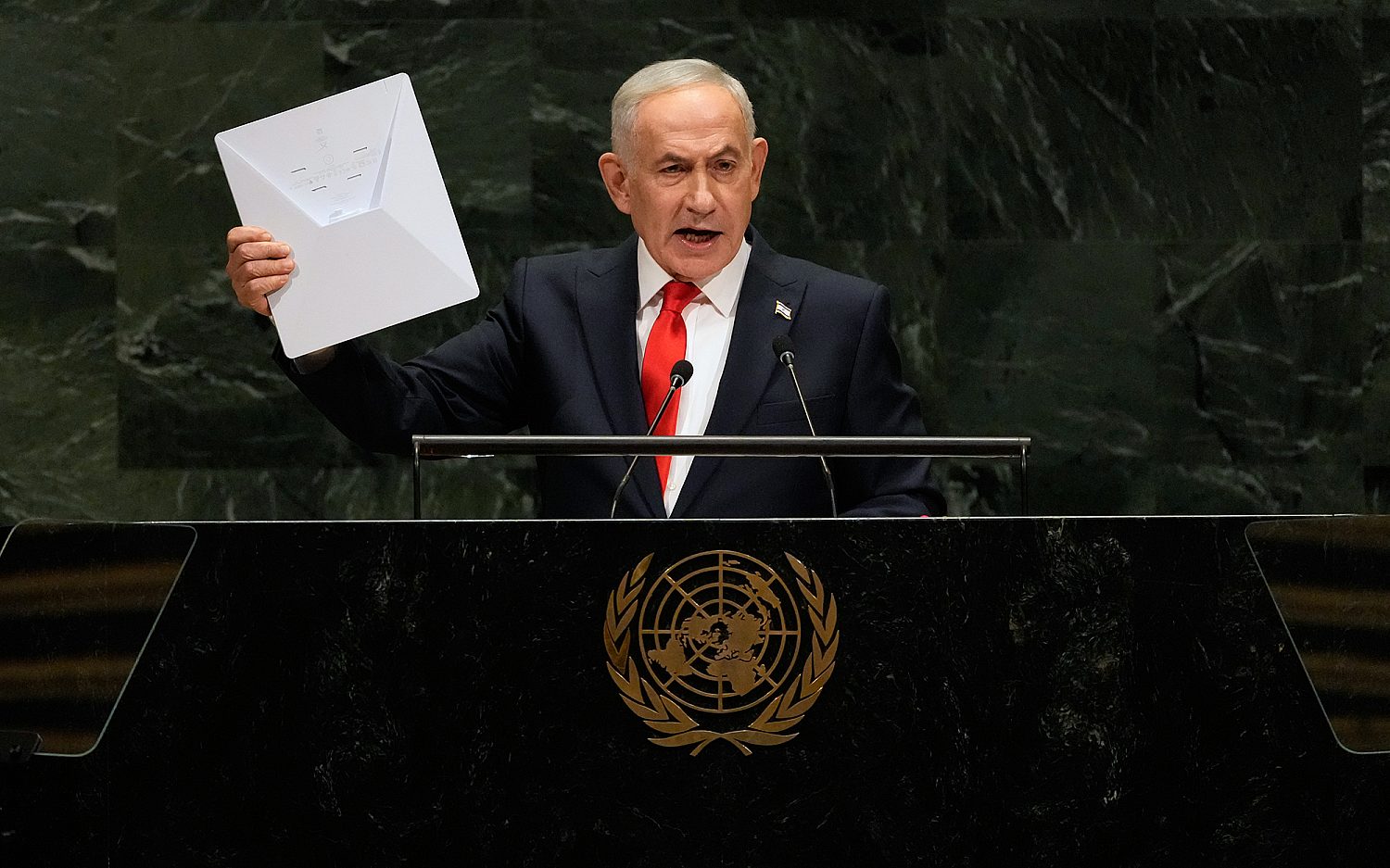 Netanyahu speech triggers walkout at UN meeting