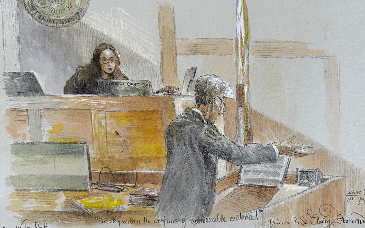 Trump’s failed assassin stabs self with pen upon conviction