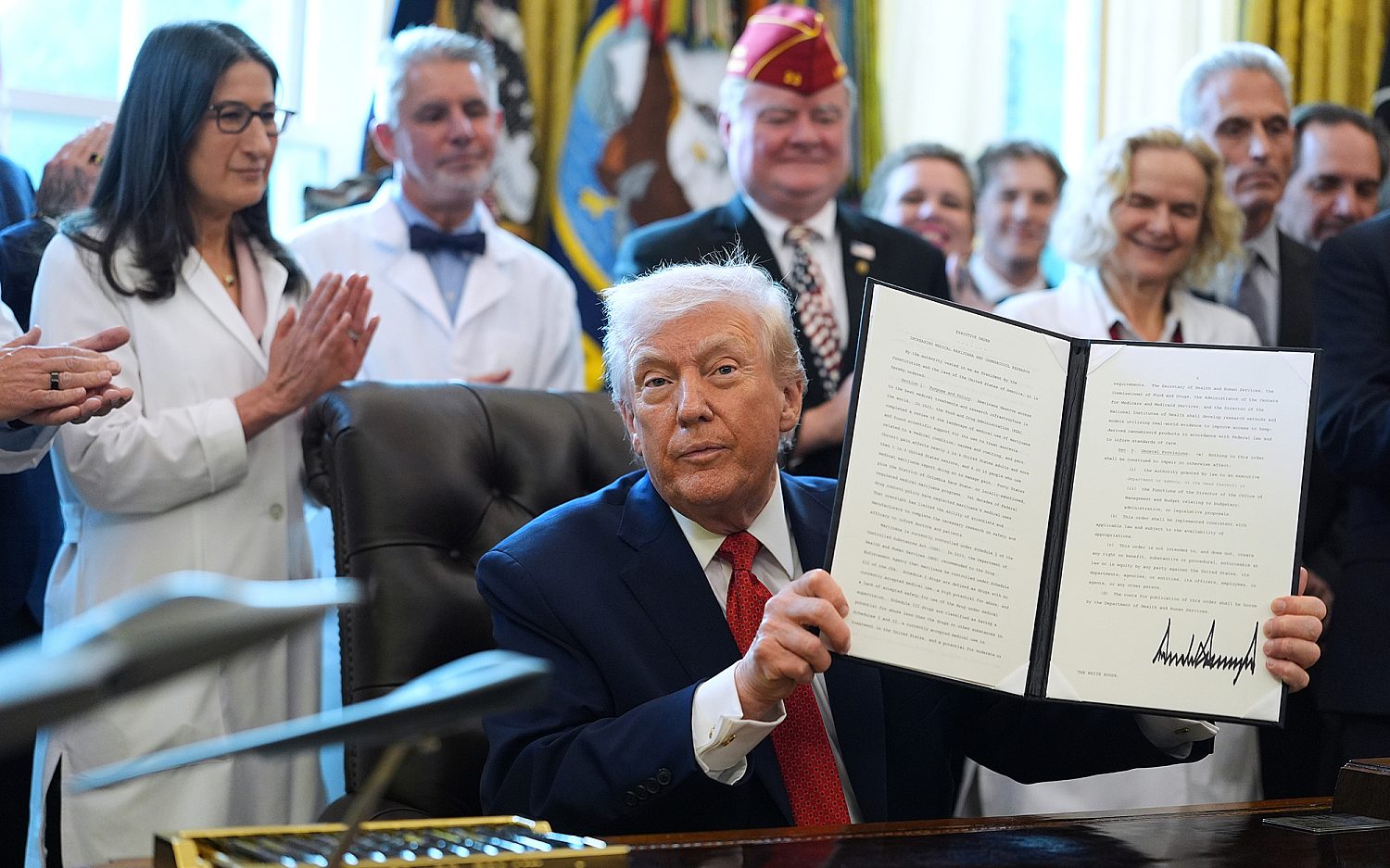 Trump redesignates marijuana as having legitimate medical use